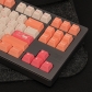 Orange Boi GMK 104+32 Full PBT Dye Sublimation Keycaps for Cherry MX Mechanical Gaming Keyboard 64 87 96 104